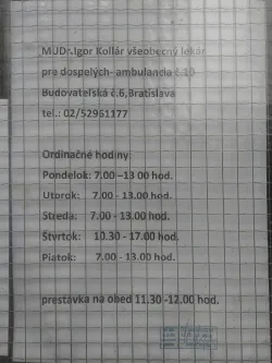 Fotografia miesta 3 od Ambulancia všeobecného lekára pre dospelých - MUDr. Igor Čikel