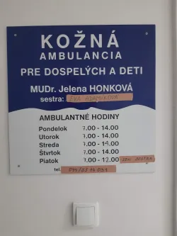 Fotografia miesta 1 od Dermatovenerologická ambulancia, MUDr. Jelena Honková, (GASTRODERMA.SK s.r.o.)