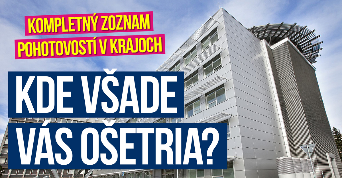 Potrebujete lekársku pohotovosť?