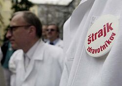 Štrajk zdravotníkov prebieha pokojne, najtemperamentnejší je v Bratislave