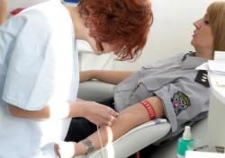 Nitrianski policajti hromadne darovali krv