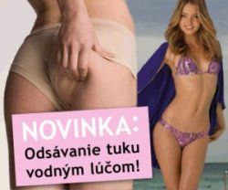 Novinka: Odsávanie tuku vodným lúčom!